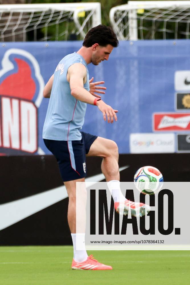 Declan Rice during a training session England Team Training, 2026 FIFA World Cup, WM, Weltmeisterschaft, Fussball Football, Palm Beach Gardens, Palm Beach, Florida, USA - 09 Jun 2026Florida Florida Blue Training Centre United States of America
