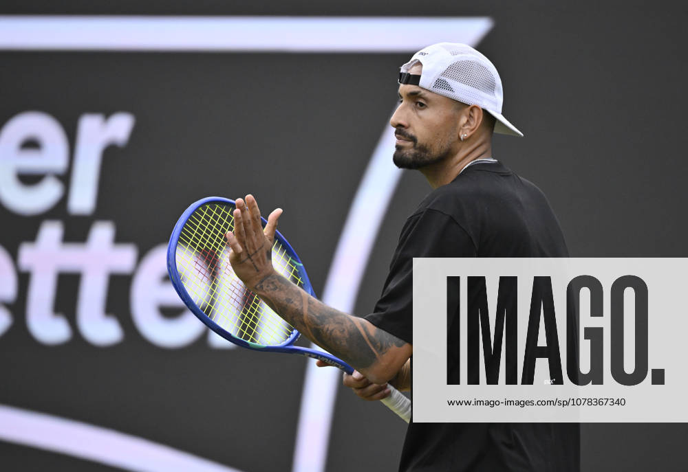Nick Kyrgios AUS Gesture Gesture Applause for opponent Tennis Men BOSS Open ATP 250 Stuttgart 2026 Weissenhof BOSS Open ATP 250 Stuttgart 2026