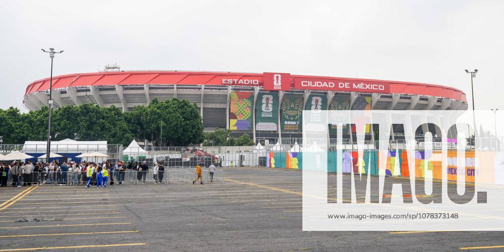 Soccer, men, 2025 26 season, FIFA Word Cup 2026 in Mexico, Canada and USA, Mexico City two days local time before the opening match, in the picture Aztec Stadium Estadio Banorte, 09 06 2026,