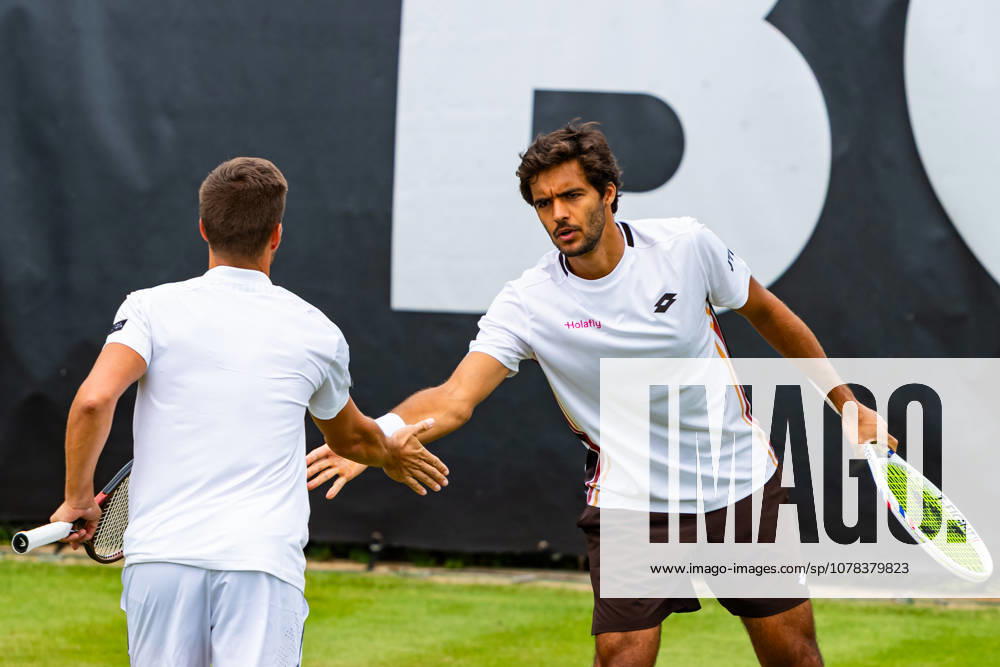 Francisco Cabral (POR) and Nicola Mektic (CRO) during the Doubles Match between Francisco Cabral (POR) and Nicola Mektic (CRO) vs. Diego Hidalgo (ECU) and Patrik Trhac (USA) at BOSS OPEN 2026, Tennisanlage Weissenhof on June XX, 2026 in Stuttgart, Germany. Baden-Württemberg Germany