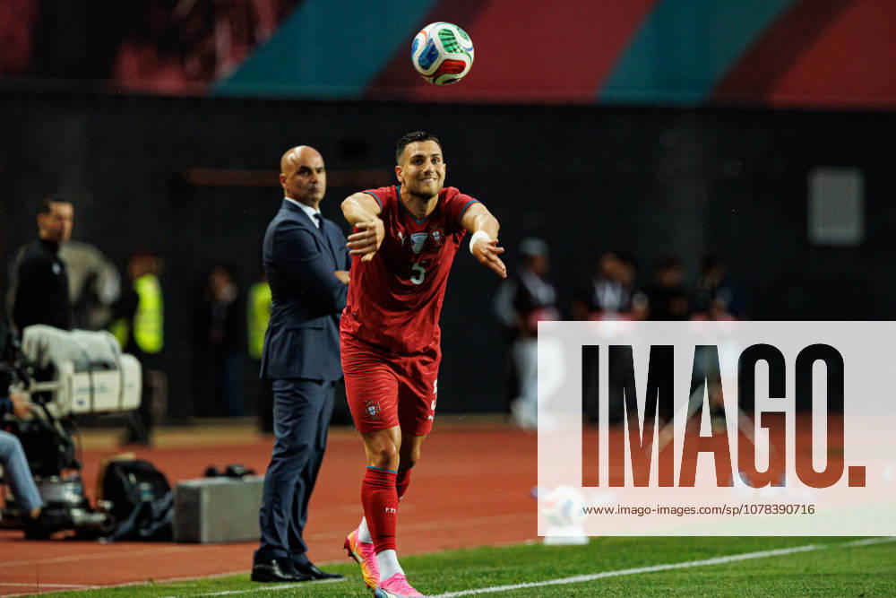 Diogo Dalot seen during International Friendly, Länderspiel, Nationalmannschaft game between national teams of Portugal and Nigeria (Luis Loureiro Ball Raw Images PT) Leiria Estadio Dr. Magalhaes Pessoa Portugal