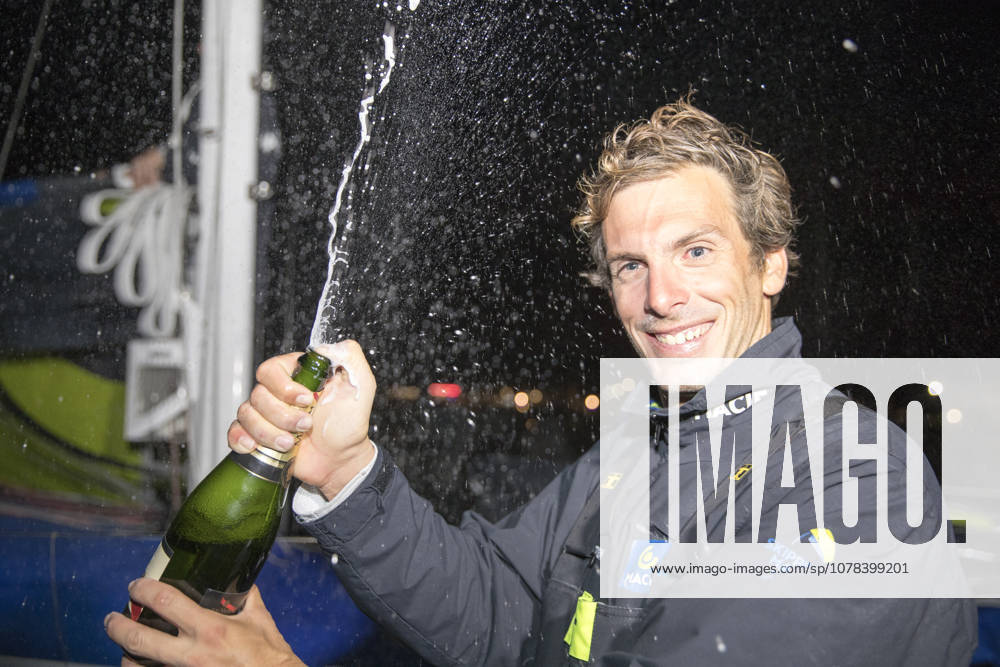 Charlie Dalin (Skipper Macif 2015) 3eme de la 1ere etape de la Solitaire URGO Le Figaro entre Le Havre et Saint Brieuc - le 29 08 2018 France
