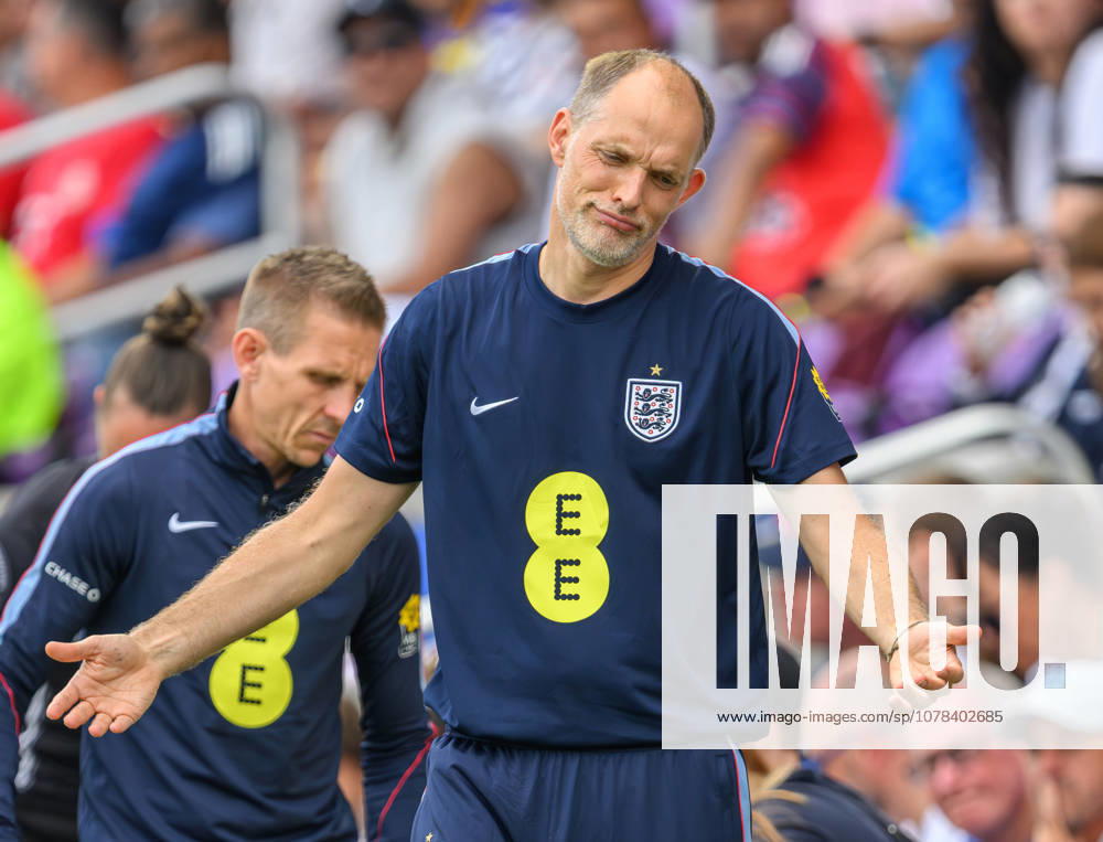 England v Costa Rica - Pre World Cup Friendly - Inter&Co Stadium - Orlando - Florida - USA. England v Costa Rica - Pre World Cup Friendly - Inter&Co Stadium - Orlando - Florida - USA. England Manager Thomas Tuchel. Picture : Mark Pain ORLANDO USA