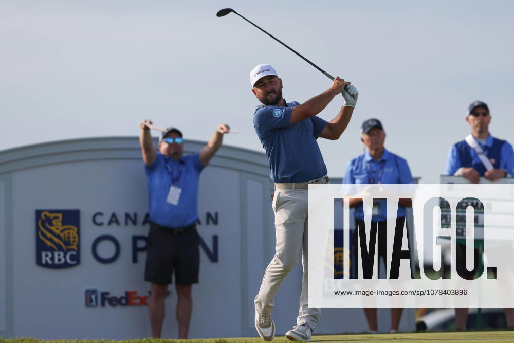Stephan Jaeger of Germany tees off in round one during the RBC Canadian Open held at TPC Toronto at Osprey Valley in Caledon Ontario, Canada. CSM Caledon Canada - ZUMAc04_ 20260611_zma_c04_005