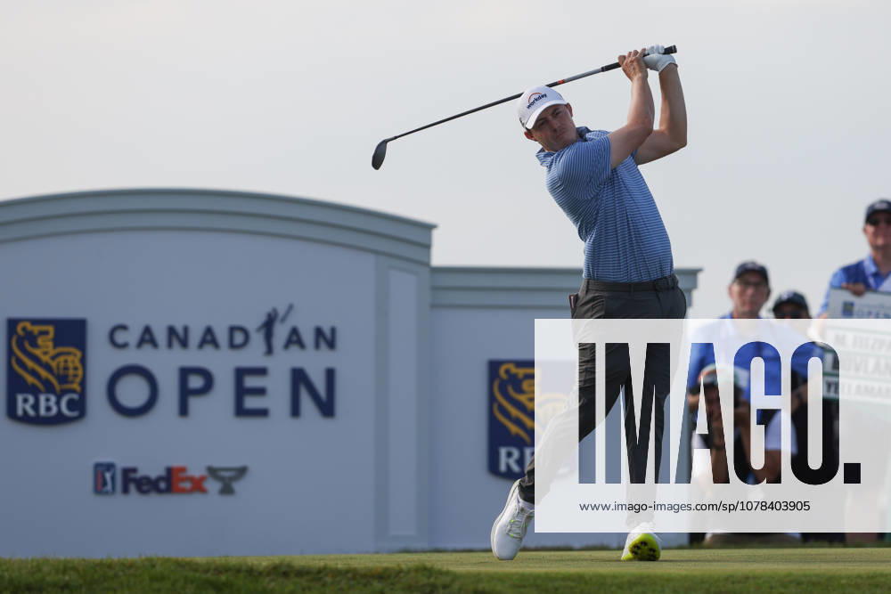 Matt Fitzpatrick tees off in round one during the RBC Canadian Open held at TPC Toronto at Osprey Valley in Caledon Ontario, Canada. CSM Caledon Canada - ZUMAc04_ 20260611_zma_c04_008