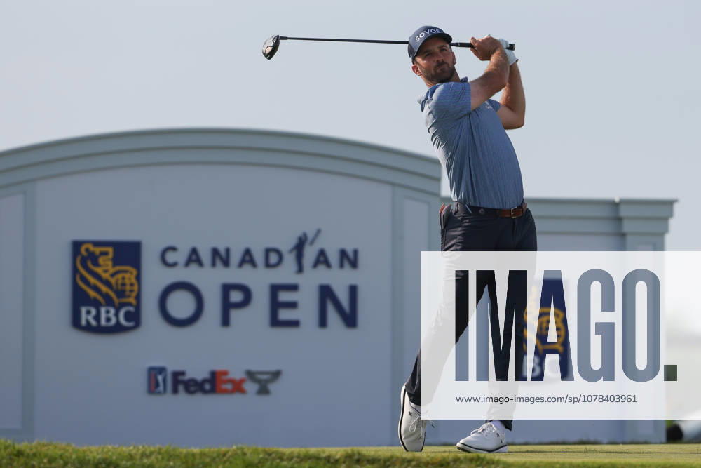 Denny McCarthy of United States of America tees off in round one during the RBC Canadian Open held at TPC Toronto at Osprey Valley in Caledon Ontario, Canada. CSM Caledon Canada - ZUMAc04_ 20260611_zma_c04_012