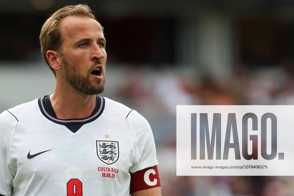 10th June 2026; Inter and Co Stadium, Orlando, Florida, United States of America; Friendly International Football, England versus Costa Rica; Harry Kane of England yells to a teammate while on the pitch DavidxBuono