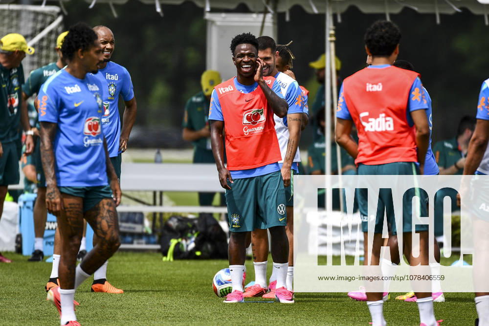 Vinicius Jr. training at their New Jersey base the Columbia Park Training Facility in Morristown, NJ, United States. (Photo by Rebekah Wynkoop SPP)