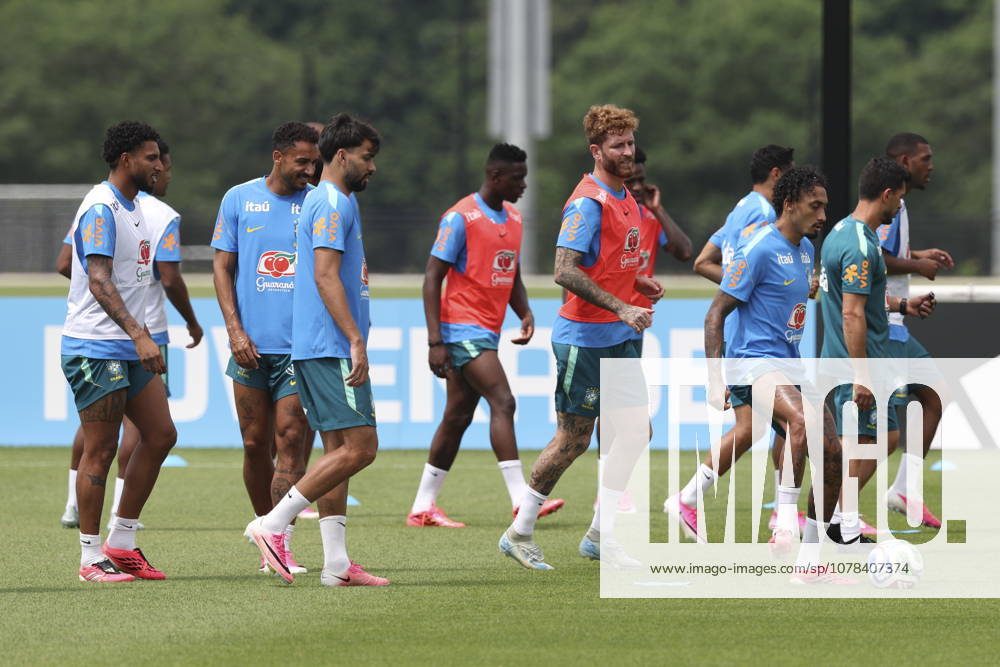 FIFA World Cup, WM, Weltmeisterschaft, Fussball 2026 - Brazil training session Brazilian players attend a training session of the national soccer team for the FIFA World Cup 2026 at Columbia Park in Morristown, New Jersey, USA, 11 June 2026. Morristown United States