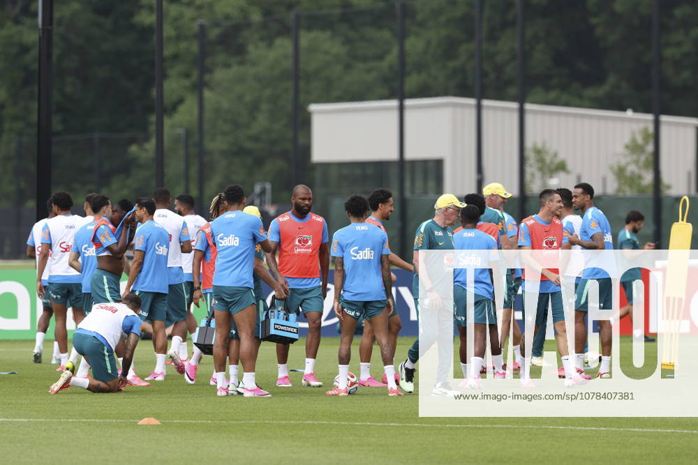 FIFA World Cup, WM, Weltmeisterschaft, Fussball 2026 - Brazil training session Brazilian players attend a training session of the national soccer team for the FIFA World Cup 2026 at Columbia Park in Morristown, New Jersey, USA, 11 June 2026. Morristown United States
