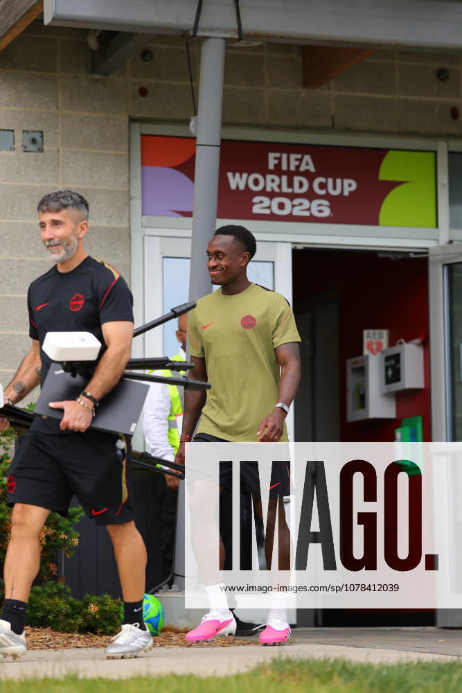 Richie Laryea of Canada in action during the training session before the 2026 FIFA World Cup, WM, Weltmeisterschaft, Fussball game between Canada and Bosnia and Herzegovina at Toronto FC Training Ground on June 11, 2026 in Toronto, Ontario, Canada