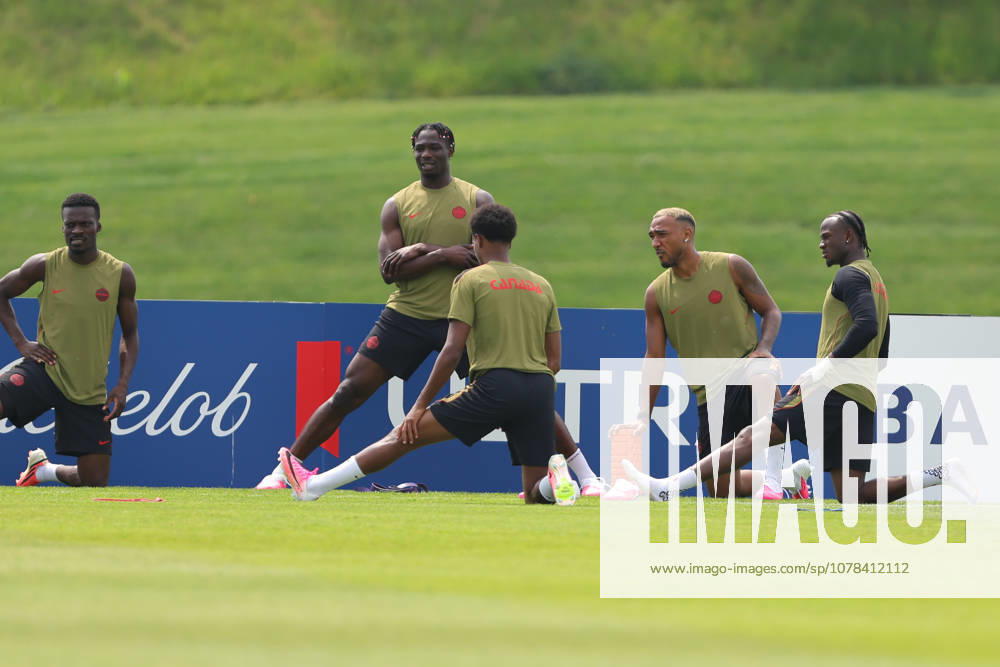 A general view of the training session before the 2026 FIFA World Cup, WM, Weltmeisterschaft, Fussball game between Canada and Bosnia and Herzegovina at Toronto FC Training Ground on June 11, 2026 in Toronto, Ontario, Canada