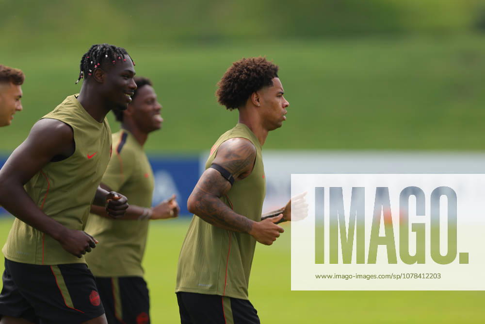 Tajon Buchanan of Canada in action during the training session before the 2026 FIFA World Cup, WM, Weltmeisterschaft, Fussball game between Canada and Bosnia and Herzegovina at Toronto FC Training Ground on June 11, 2026 in Toronto, Ontario, Canada