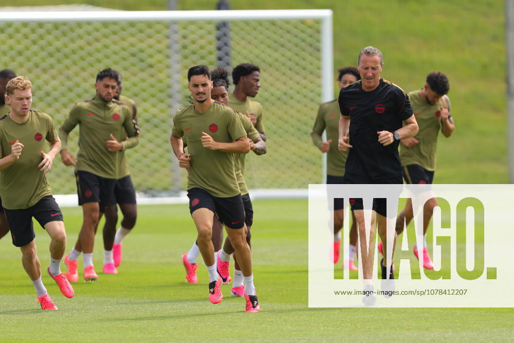 A general view of the training session before the 2026 FIFA World Cup, WM, Weltmeisterschaft, Fussball game between Canada and Bosnia and Herzegovina at Toronto FC Training Ground on June 11, 2026 in Toronto, Ontario, Canada