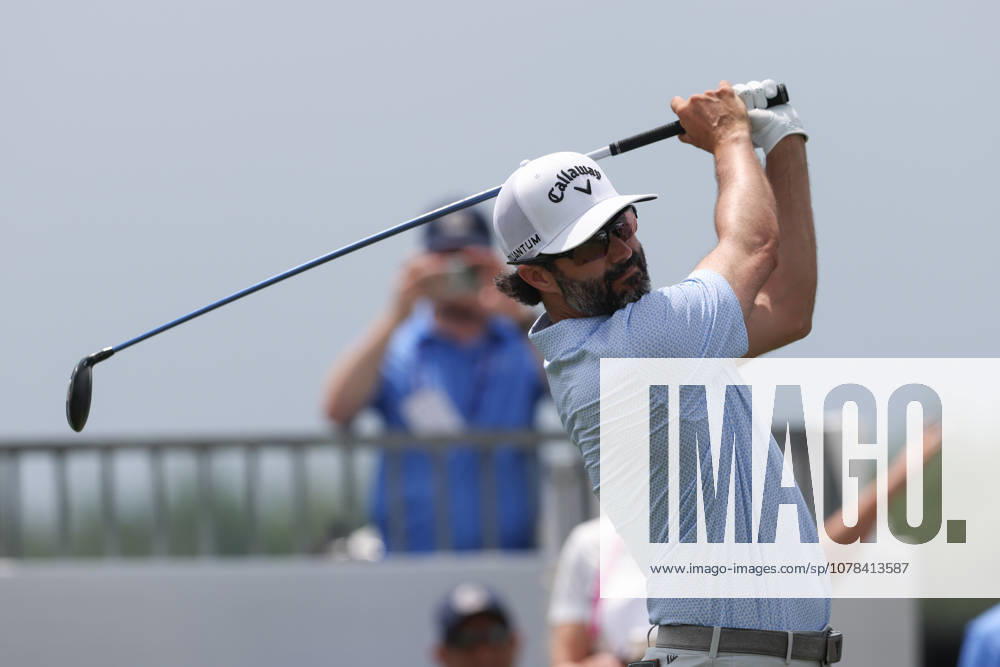 Adam Hadwin of Canada tees off during the RBC Canadian Open held at TPC Toronto at Osprey Valley in Caledon Ontario, Canada. CSM Caledon Canada - ZUMAc04_ 20260611_zma_c04_016