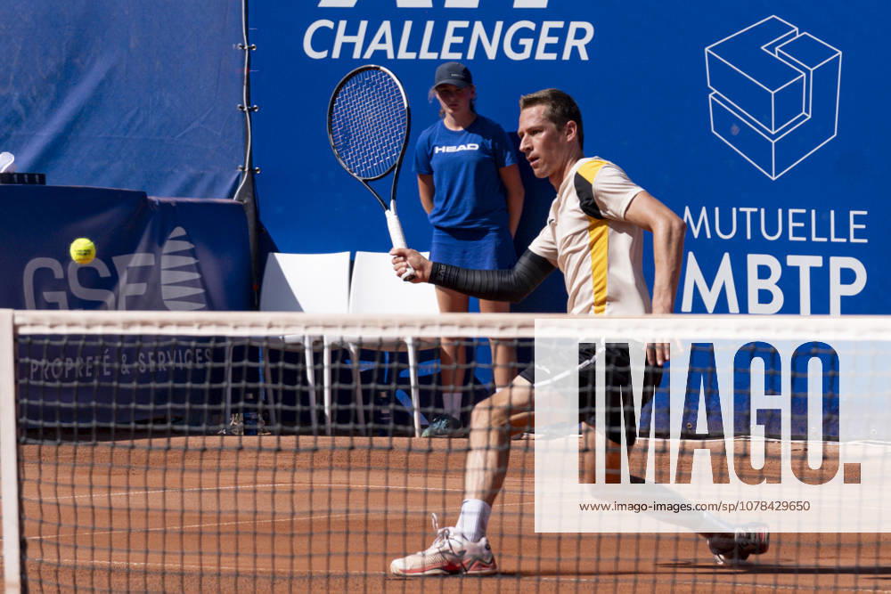 TENNIS : Open Sopra Steria - Lyon Villeurbanne 12 06 2026 Le belge Kimmer COPPEJANS affronte Daniel Elahi GALAN en 1 4 de finale du tournoi de tennis ATP, Tennis Herren Challenger Tour, Open Sopra Steria à Lyon-Villeurbanne, le 12 06 2026. Photo Sandrine Thesillat PsNewZ