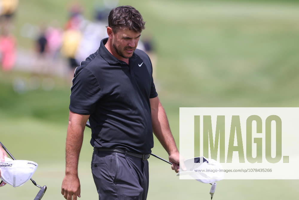 Brooks Koepka walks off after finishing the second round of the RBC Canadian Open held at TPC Toronto at Osprey Valley in Caledon Ontario, Canada. CSM Caledon Canada - ZUMAc04_ 20260612_zma_c04_023