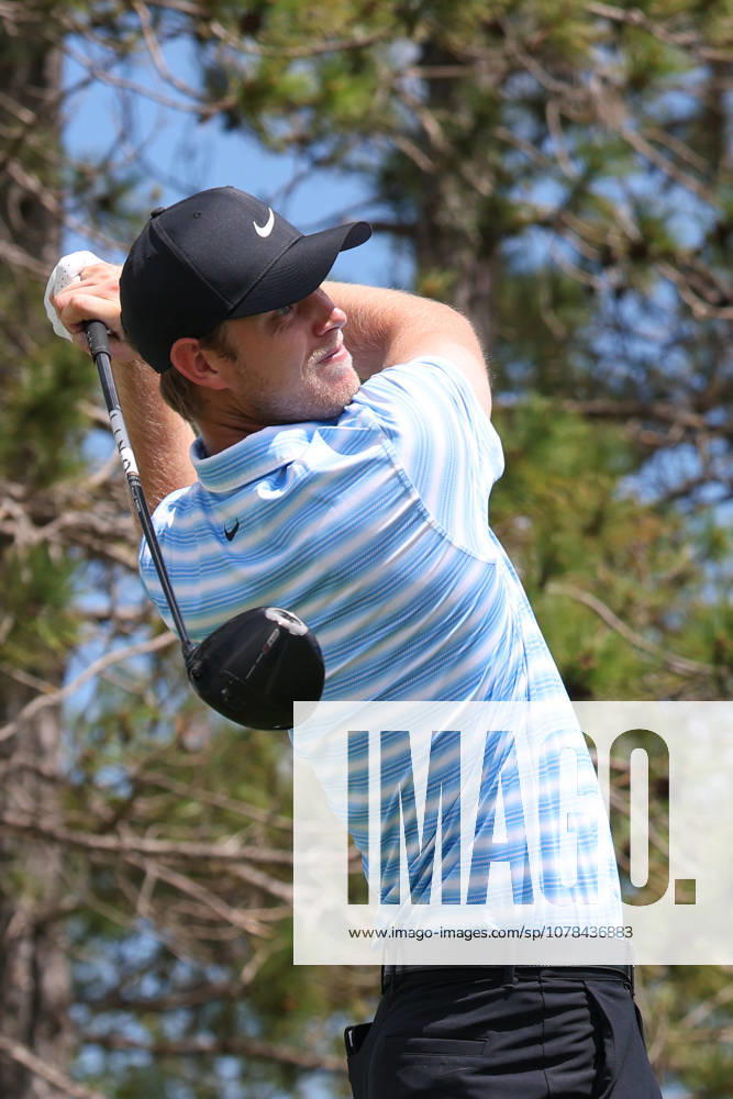 Cam Davis of Australia tees off at the 17th hole during the RBC Canadian Open held at TPC Toronto at Osprey Valley in Caledon Ontario, Canada. CSM Caledon Canada - ZUMAc04_ 20260612_zma_c04_027