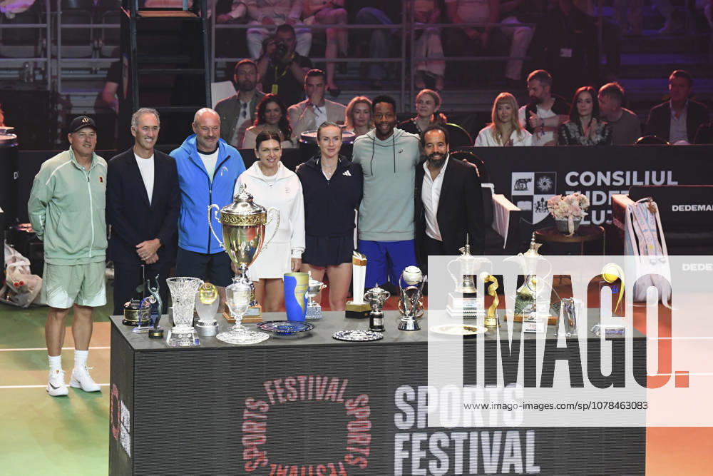 Simona Halep - Officialy retired from tennis Simona Halep during an event to celebrate officialy her retirement from tennis. The event took place in BT Arena, Cluj-Napoca, during the 7th edition of Sports Festival