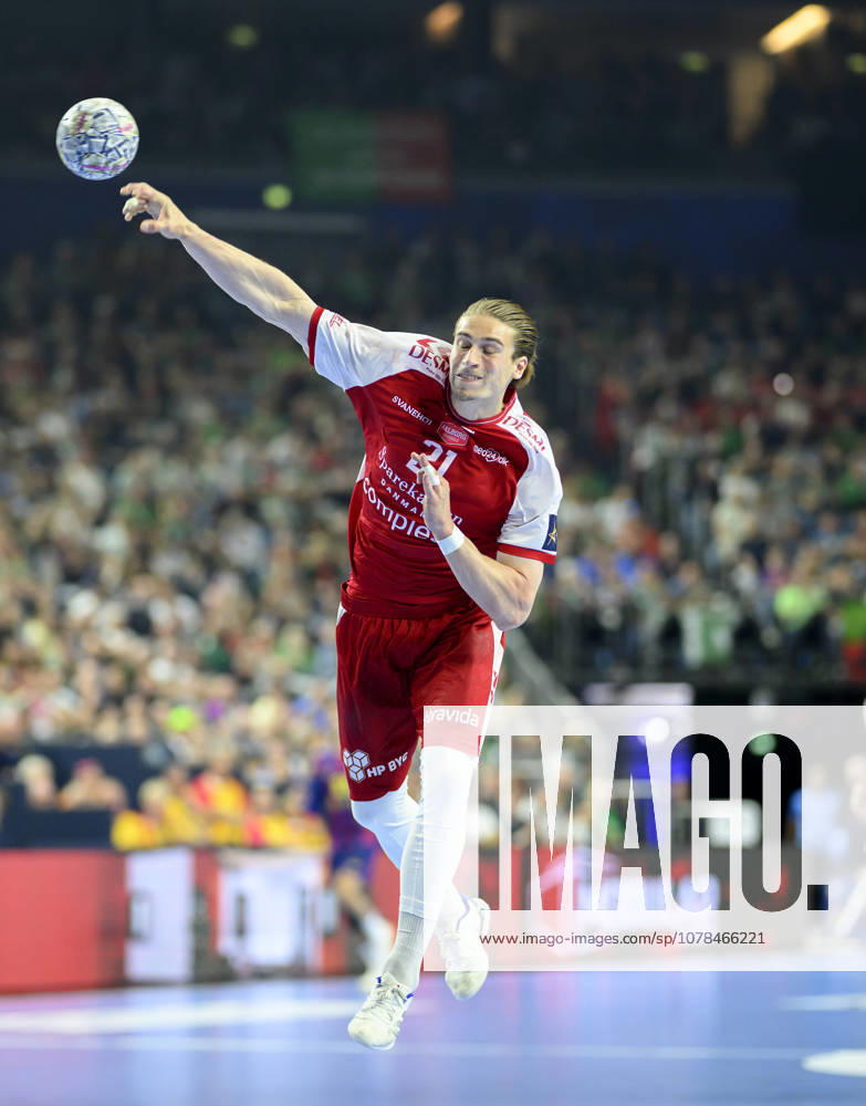 Juri Knorr AH action semi-final Aalborg Handbold AH vs Barca, on 13 06 2026 Men Handball EHF Champions League Final4 2026, from 13 06 14 06 2026 in Cologne Germany Lanxess Arena