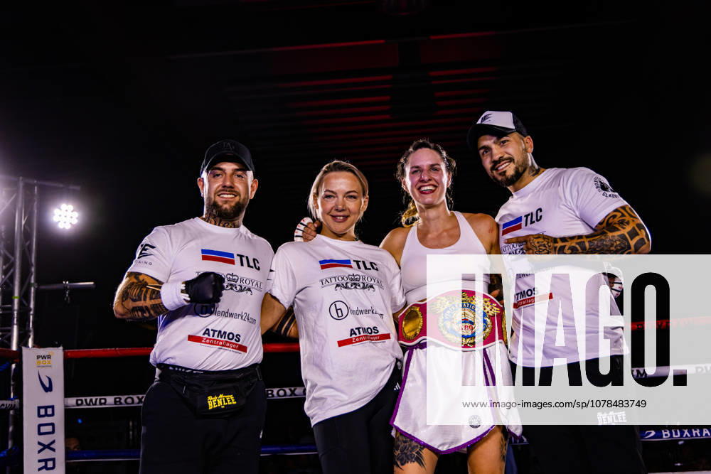 winner by decision Lara Ochmann (Germany) during the WBO International Super Feather Title Fight between Lara Ochmann (Germany) vs. Amanda Chan (Singapore) at Gorzelniaski Halle on June 13, 2026 in Flensburg, Germany. Schleswig-Holstein Germany