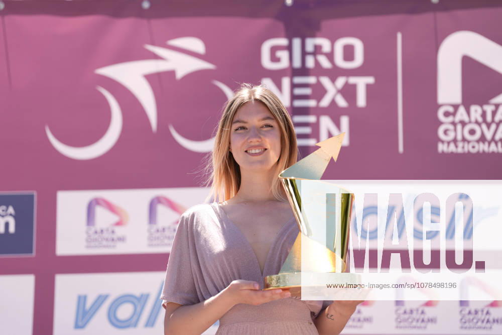 THE trophy during Stage 1 of the Giro Next Generation from Reggio Calabria to Vibo Valentia Italy, Saturday June 14, 2026(Photo Massimo Paolone LaPresse)