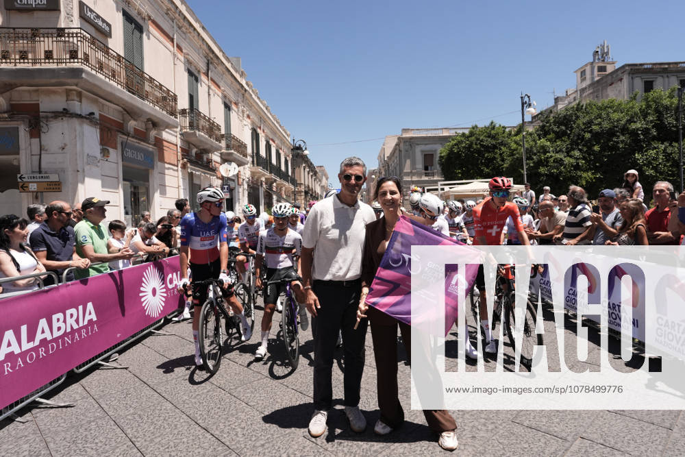 Autorithy during Stage 1 of the Giro Next Generation from Reggio Calabria to Vibo Valentia Italy, Saturday June 14, 2026(Photo Massimo Paolone LaPresse)