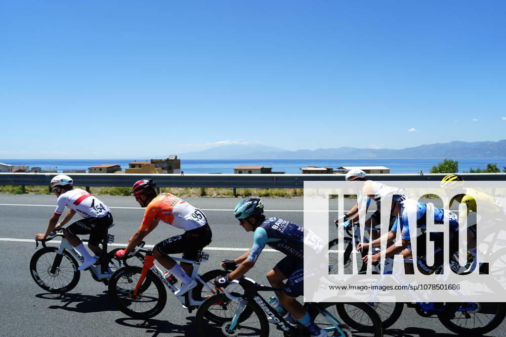 The pack rides during Stage 1 of the Giro Next Generation from Reggio Calabria to Vibo Valentia Italy, Saturday June 14, 2026(Photo Fabio Ferrari LaPresse)