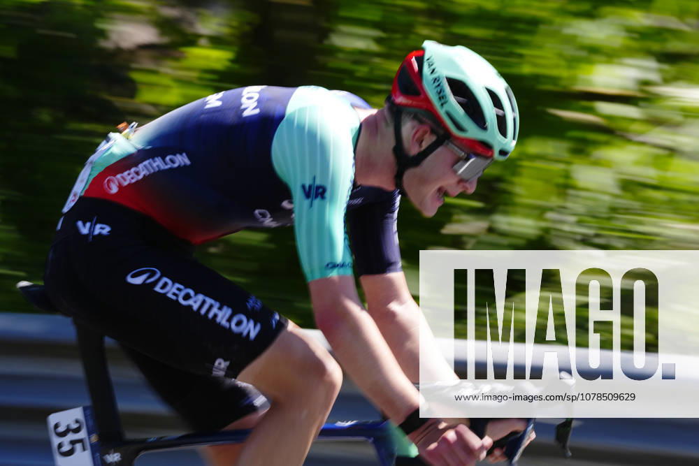 Norway s Kasper Haugland of Decathlon CMA CGM Development Team during Stage 1 of the Giro Next Generation from Reggio Calabria to Vibo Valentia Italy, Saturday June 14, 2026(Photo Fabio Ferrari LaPresse)