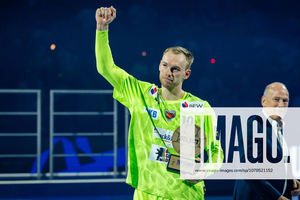 Cologne, 12 05 2026, Handball, Men, EHF Champions League Men 2025 26, Final, FC Barcelona Füchse Berlin Top Scorer of the Champions League 2026 Mathias Gidsel Füchse Berlin, 19