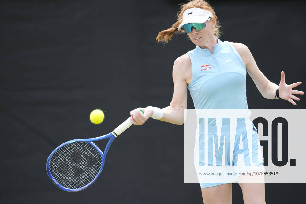 Lexus Nottingham Open - Day One Maya Joint of Australia competes during her Round of 32 match at the 2026 Lexus Nottingham Open Women s tennis tournament at the Nottingham Tennis Centre in Nottingham, England, on June 15, 2026. Nottingham United Kingdom