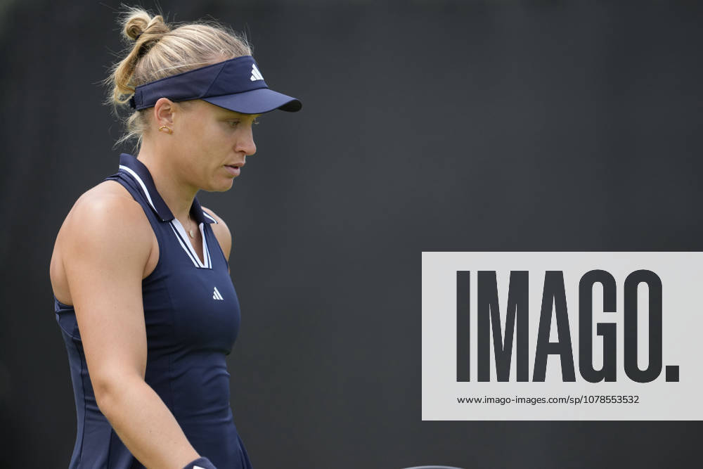 Lexus Nottingham Open - Day One Yuliia Starodubtseva of Ukraine competes during her Round of 32 match at the 2026 Lexus Nottingham Open Women s tennis tournament at the Nottingham Tennis Centre in Nottingham, England, on June 15, 2026. Nottingham United Kingdom