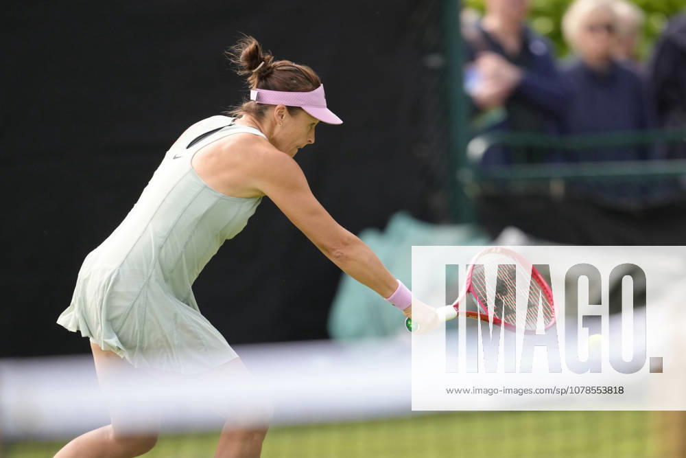Lexus Nottingham Open - Day One Tatjana Maria of Germany in action during her Round of 32 match at the 2026 Lexus Nottingham Open Women s tennis tournament at the Nottingham Tennis Centre in Nottingham, England, on June 15, 2026. Nottingham United Kingdom