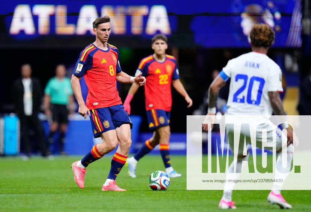 Spain v Cape Verde - FIFA World Cup, WM, Weltmeisterschaft, Fussball 2026 - Group H ATLANTA, UNITED STATES - JUNE 15: Fabian Ruiz (8) of Spain plays the ball during the 2026 FIFA World Cup First Stage Group H match between Spain and Cape Verde at Mercedes-Benz Stadium (Atlanta Stadium) in Atlanta, Georgia, United States on June 15, 2026. Jose Hernandez Anadolu Georgia United States. Editorial use only. Please get in touch for any other usage.