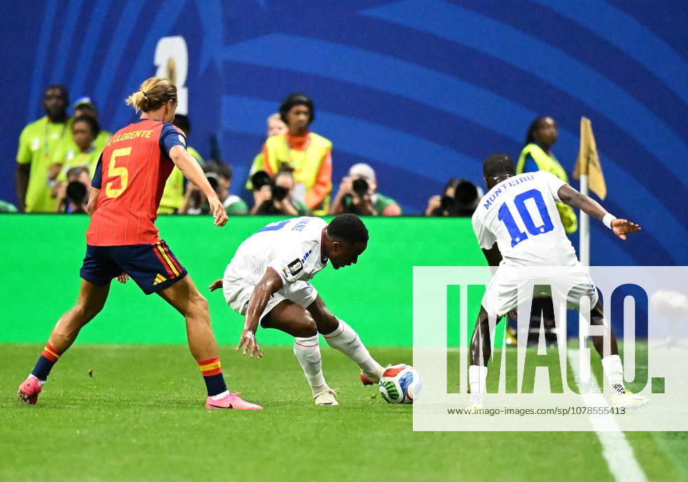 (260616) -- ATLANTA, June 16, 2026 -- Jovane Cabral (C) of Cape Verde competes during the group H match between Spain and Cape Verde at the 2026 FIFA World Cup, WM, Weltmeisterschaft, Fussball at Atlanta Stadium in Atlanta, the United States, June 15, 2026. ) (SP)U.S.-ATLANTA-FOOTBALL-FIFA WORLD CUP-GROUP H-ESP VS CPV JuxHuanzong