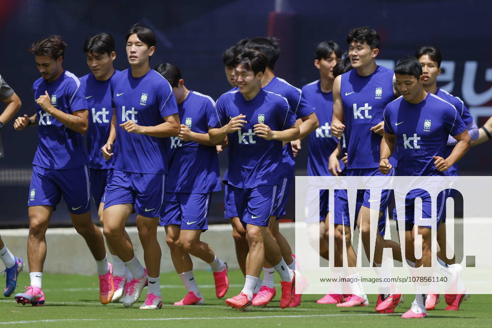 FIFA World Cup, WM, Weltmeisterschaft, Fussball 2026 - South Korea training session South Korean s players take part in a training session in Guadalajara, Mexico, 15 June 2026. South Korea will face Mexico in a FIFA 2026 World Cup group A match on 19 June. Guadalajara Mexico