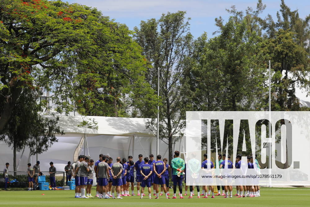 FIFA World Cup, WM, Weltmeisterschaft, Fussball 2026 - South Korea training session South Korean players take part in a training session in Guadalajara, Mexico, 15 June 2026. South Korea will face Mexico in a FIFA 2026 World Cup group A match on 19 June. Guadalajara Mexico