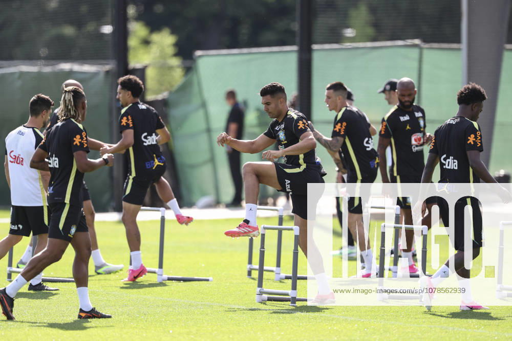 Brazilian players take part in a training session at Columbia Park in Morristown, New Jersey, United States, 15 June 2026. FIFA World Cup, WM, Weltmeisterschaft, Fussball 2026 - Brazil training session !ACHTUNG: NUR REDAKTIONELLE NUTZUNG!