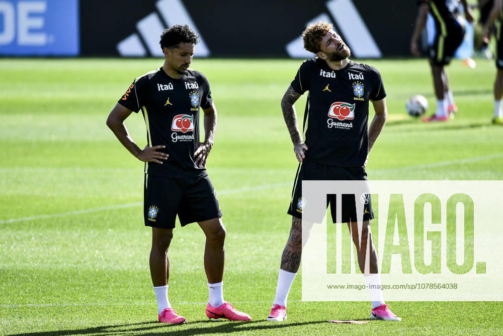 Marquinhos and Leo Pereira training at their New Jersey base the Columbia Park Training Facility in Morristown, NJ, United States. (Photo by Rebekah Wynkoop SPP)