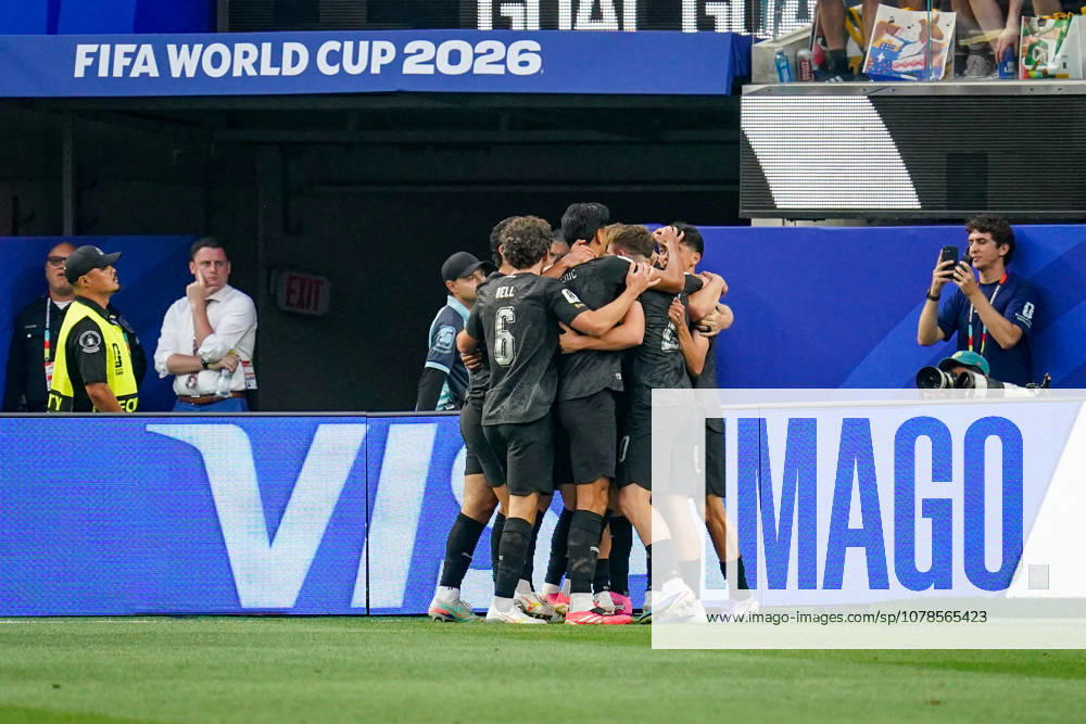 USA Soccer 2026 FIFA World Cup Group Stage Group G Iran vs. New Zealand SoFi Stadium Inglewood, Los Angeles County, California Goal and celebration of the 1-0 score by Elijah Just New Zealand 11 Joy, emotion, celebration,detected_source_language