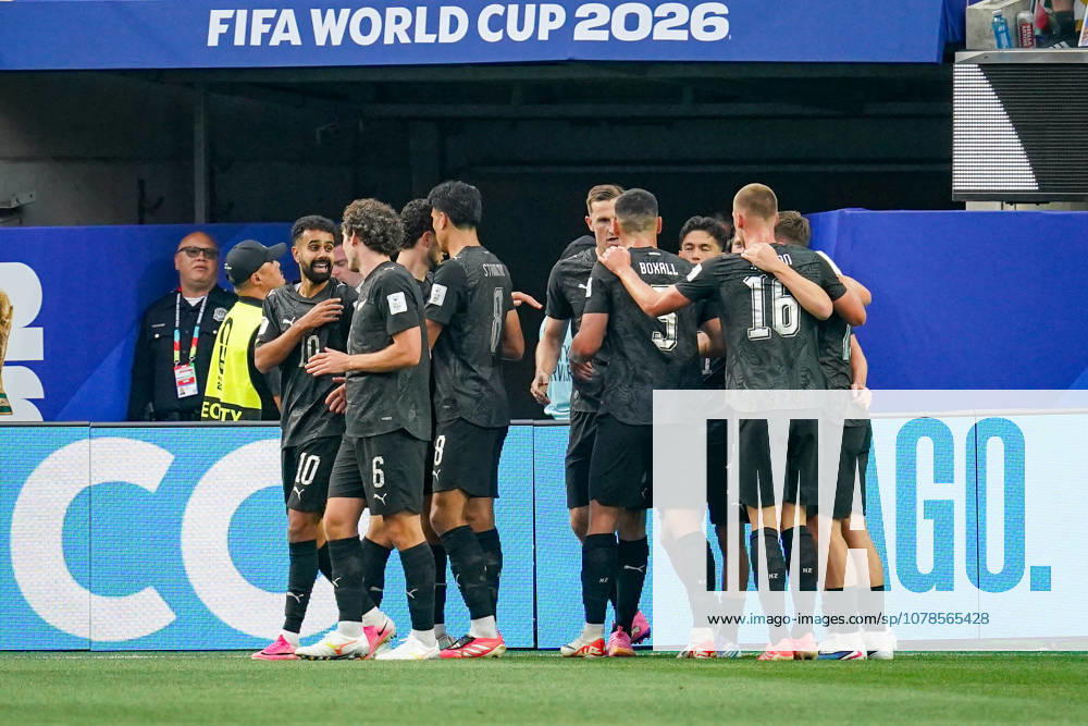 USA Soccer 2026 FIFA World Cup Group Stage Group G Iran vs. New Zealand SoFi Stadium Inglewood, Los Angeles County, California Goal and celebration of the 1-0 score by Elijah Just New Zealand 11 Joy, emotion, celebration,detected_source_language