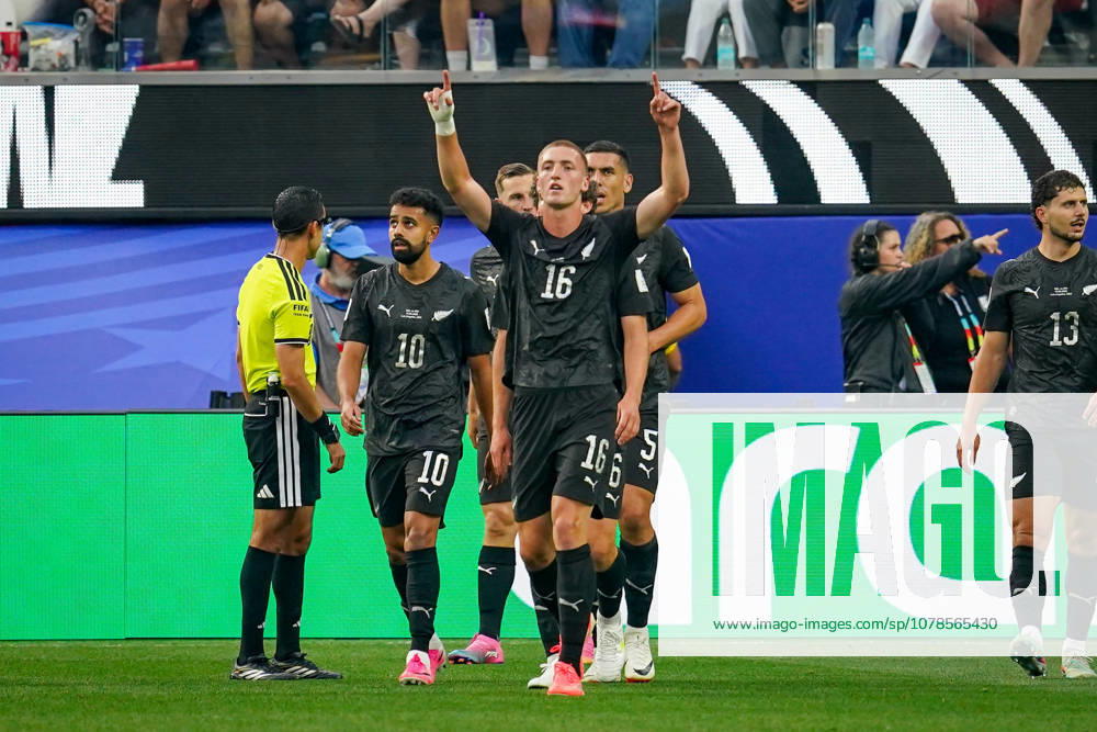 USA Soccer 2026 FIFA World Cup Group Stage Group G Iran vs. New Zealand SoFi Stadium Inglewood, Los Angeles County, California Goal and celebration of the 1-0 score by Elijah Just New Zealand 11 Joy, emotion, celebration,detected_source_language