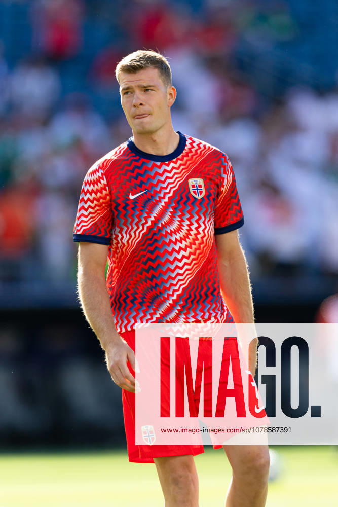 Foxborough, Massachusetts, USA; Norway forward Alexander Sorloth (7) during warmups ahead of a FIFA World Cup, WM, Weltmeisterschaft, Fussball 2026 Group I match between Iraq and Norway at Boston Stadium. (c) CSM - ZUMAc04_ 20260616_zma_c04_026
