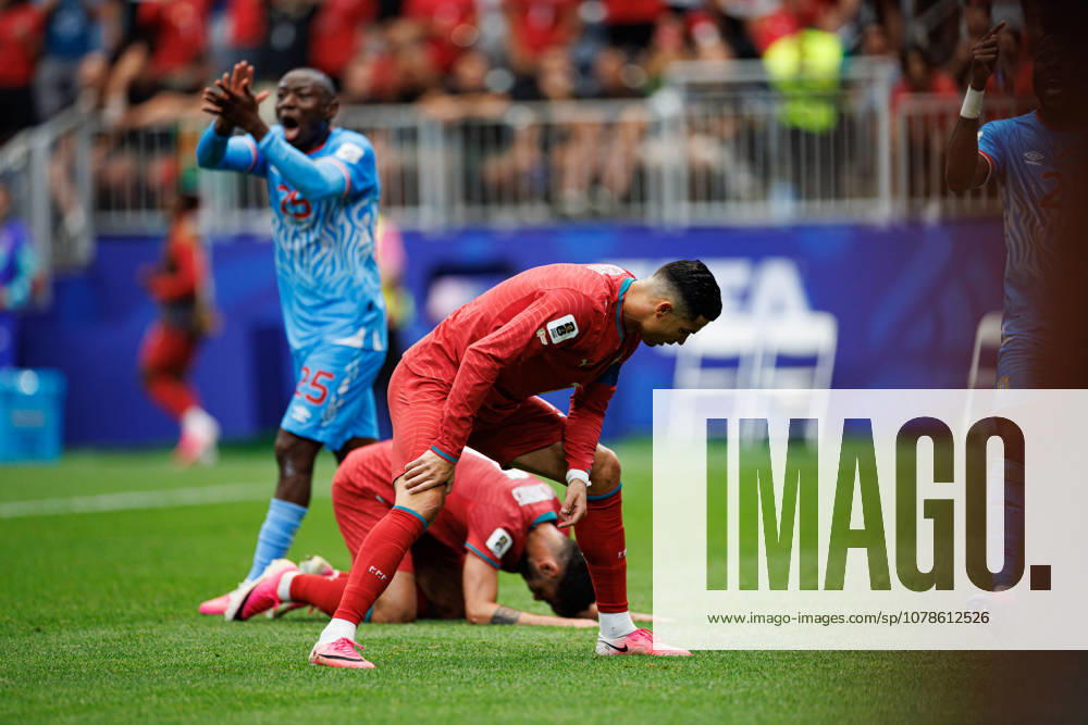 Cristiano Ronaldo seen during FIFA World Cup, WM, Weltmeisterschaft, Fussball 2026 game between national teams of Portugal and DR Congo (Grzegorz Wajda Ball Raw Images) Arlington Dallas Stadium USA