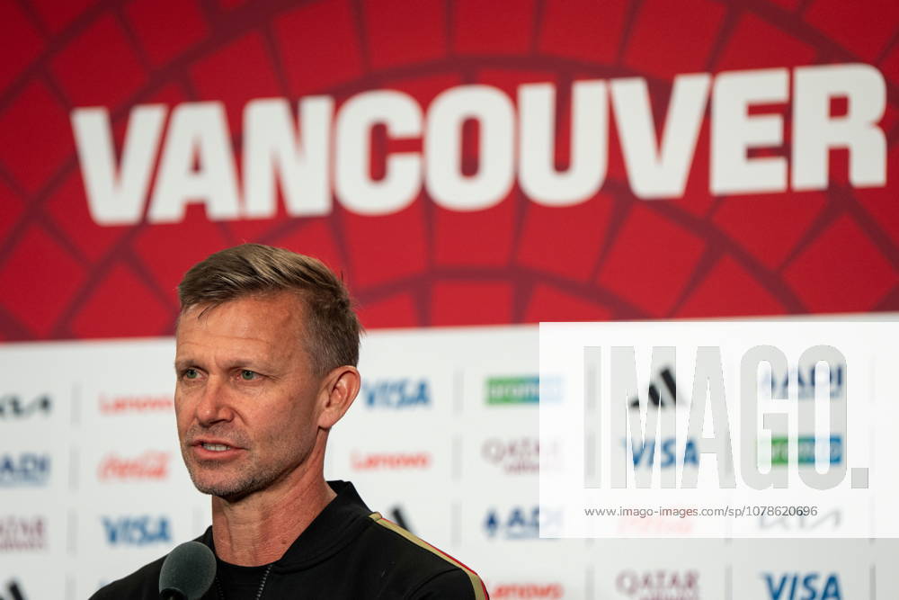 Canada s head coach Jesse Marsch speaks during a FIFA World Cup, WM, Weltmeisterschaft, Fussball press conference, PK, Pressekonferenz in Vancouver, on Wednesday, June 17, 2026. Canada News - June 17, 2026 - ZUMAc35_ 20260617_zaf_c35_275