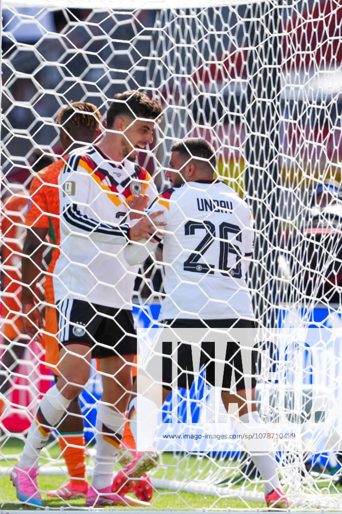Ivory Coast vs Germany FIFA World Cup, WM, Weltmeisterschaft, Fussball Group G Match Deniz Undav 26 of Germany and Kai Havertz 07 of Germany celebrating a goal during the 2026 FIFA World Cup Group E match between Germany and Ivory Coast at Toronto Stadium. on June 20, 2026 in Toronto, Canada. (Photo by Leonardo Ramirez Eyepix Group)
