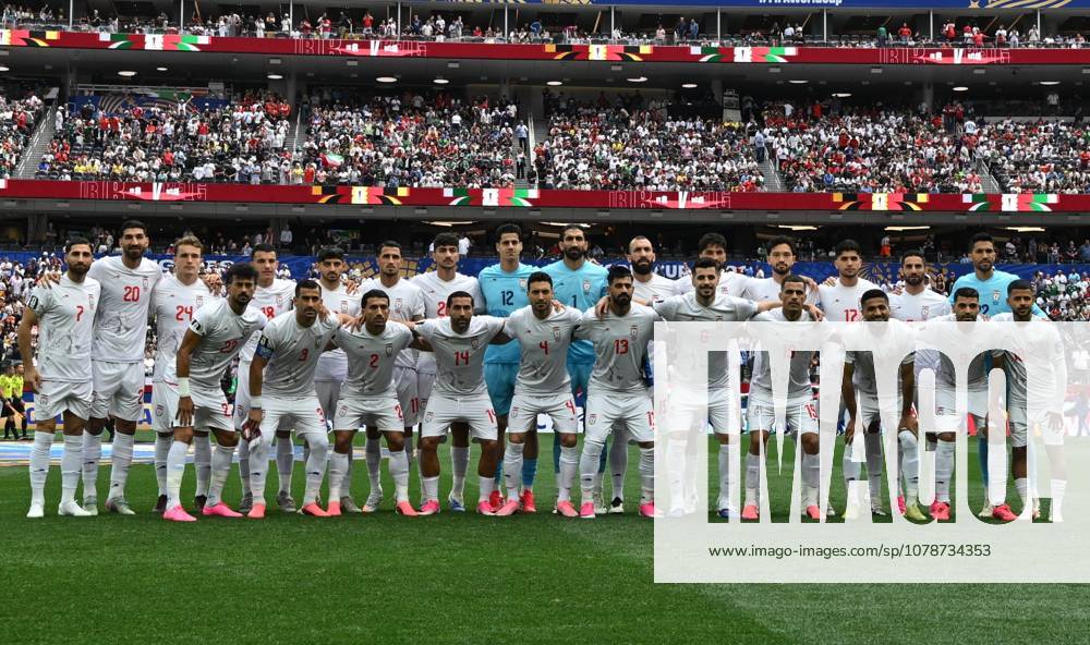 Belgium v IR Iran - FIFA World Cup, WM, Weltmeisterschaft, Fussball 2026 - Group G LOS ANGELES, CALIFORNIA - JUNE 21: Players of Iran pose for a photo ahead of the 2026 FIFA World Cup First Stage Group G match between Belgium and IR Iran at the Los Angeles Stadium (SoFi Stadium) in Inglewood, California, United States on June 21, 2026. Tayfun Coskun Anadolu California United States. Editorial use only. Please get in touch for any other usage.