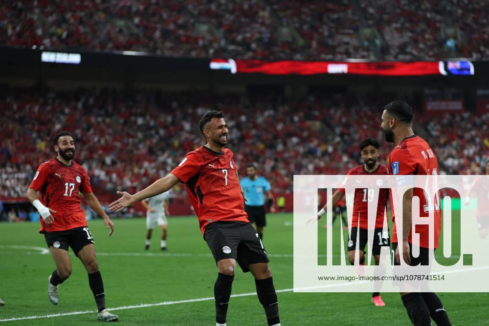 Salah inspires Egypt to crucial World Cup victory over New Zealand VANCOUVER, CANADA JUNE 21: Egypt captain Mohamed Salah ( 10) celebrates with Trezzeguet ( 7) after scoring during the FIFA World Cup, WM, Weltmeisterschaft, Fussball 2026 Group G match between Egypt and New Zealand at BC Place Stadium in Vancouver, Canada, on June 21, 2026. Egypt secured a vital victory to boost their hopes of reaching the knockout stage of the tournament. Vancuver CA