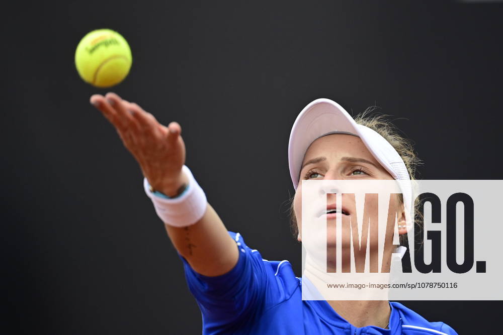 FILE PHOTO Marketa Vondrousova of Czech Republic during the women s tennis Billie Jean King Cup tournament Czechia vs Britain in Prague, Czech Republic, April 16, 2022. Czech tennis player Marketa Vondrousova, winner of the women s singles Wimbledon tournament in 2023, has been suspended for four years for refusing to undergo a doping test last year, the International Tennis Integrity Agency (ITIA) announced on its website today, on June 22, 2026. (CTKxPhoto RomanxVondrous) CTKPhotoP2022041602277 CTKPhotoP2022041602277
