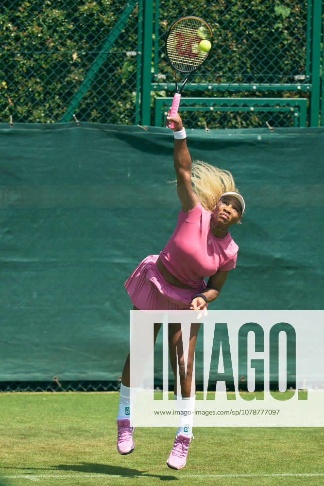 2026 Wimbledon, June 23, Practice LONDON, - JUNE 23: Serena Williams of the United States during the 2026 Wimbledon, June 23, Practice at The all England club, Wimbledon on June 23, 2026 in London, GBR. London The all England club, Wimbledon GBR